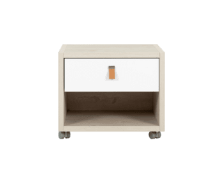 Lodge single drawer unit on castors